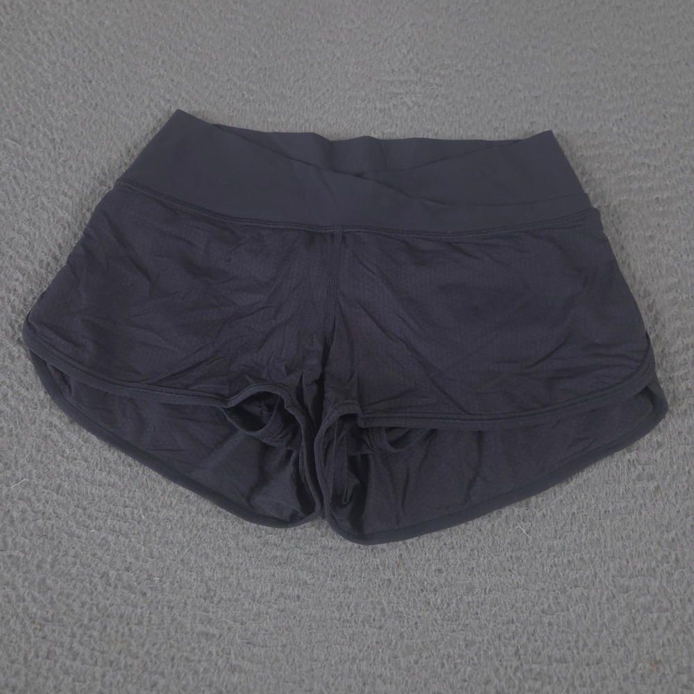 Lululemon Shorts Womens 2 Gray Speed Up Cross-Waistband Lined Running Athletic
